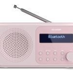 Skaļruņi Sharp  DR-P420(PK) Tokyo Portable Digital Radio, FM/DAB/DAB+, Bluetooth 5.0, USB or Battery Powered, Pink 