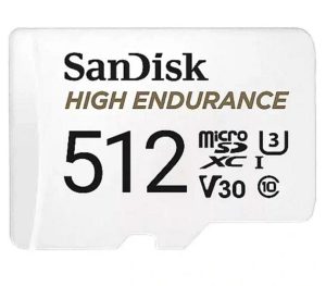 Kitas kompiuterio priedas SANDISK BY WESTERN DIGITAL  MEMORY MICRO SDXC 512GB UHS-3/SDSQQNR-512G-GN6IA SANDISK 
