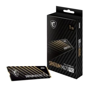 Hard drive SSD MSI  SSD||SPATIUM M470 PRO|1TB|M.2|PCIe Gen4|NVMe|3D NAND|Write speed 4500 MBytes/sec|Read speed 6000 MBytes/sec|2.15mm|TBW 320 TB|MTBF 150000 hours|S78-440L0J0-P83 