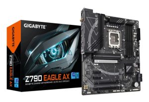 Intel procesoriaus pagrindinė plokštė Gigabyte  Mainboard||Intel Z790 Express|LGA 1700|ATX|RAM DDR5-SDRAM|4xSlots|Wi-Fi Yes|Bluetooth Yes|3xNumber of M.2 (M) slots|Z790EAGLEAX1.2 