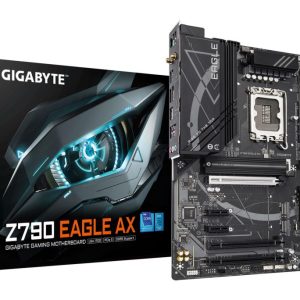 Intel protsessori emaplaat Gigabyte  Mainboard||Intel Z790 Express|LGA 1700|ATX|RAM DDR5-SDRAM|4xSlots|Wi-Fi Yes|Bluetooth Yes|3xNumber of M.2 (M) slots|Z790EAGLEAX1.2 