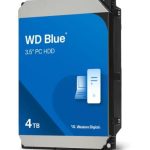 Hard drive HDD Western Digital  HDD||Blue|4TB|128 MB|5400 rpm|3,5"|WD40EZZX 