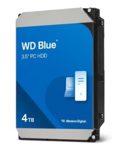 Kietasis diskas HDD Western Digital  HDD||Blue|4TB|128 MB|5400 rpm|3,5"|WD40EZZX 