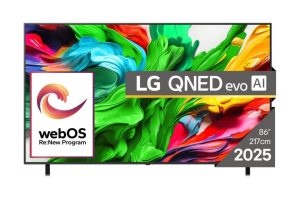 Televiisorid LG  TV Set||86"|4K/Smart|3840x2160|Wireless LAN|Bluetooth|webOS|Black|86QNED85A3C 