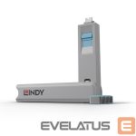 Modules and transceivers LINDY  USB PORT BLOCKER 4PACK/BLUE 40465 