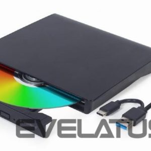 Modules and transceivers Gembird  DVD RW USB3/USB-C 8X EXT RTL/BLACK DVD-USB-031 