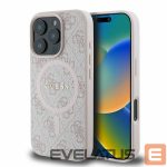 Back panel cover Guess  Guess 4G Ring Classic Logo MagSafe Case for iPhone 16 Pro Max - Pink 