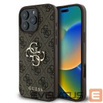 Other Phone Accessory Guess  Guess 4G Big Logo iPhone 16 Pro Max Case - Brown 