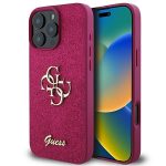 Cits mobilo telefonu aksesuārs Guess  Guess Glitter Script Big 4G iPhone 16 Pro Case - Purple 