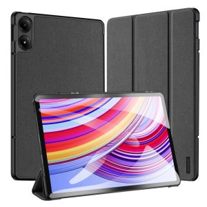 Aizmugurējais vāciņš Dux Ducis - Dux Ducis Domo Case with Flip and Smart Sleep for Xiaomi Redmi Pad Pro (4G/5G)/Poco Pad 12.1 - Black 