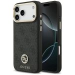 Kitos prekės Guess  Guess 4G Strass Logo MagSafe Case for iPhone 17 Pro Max - Black 