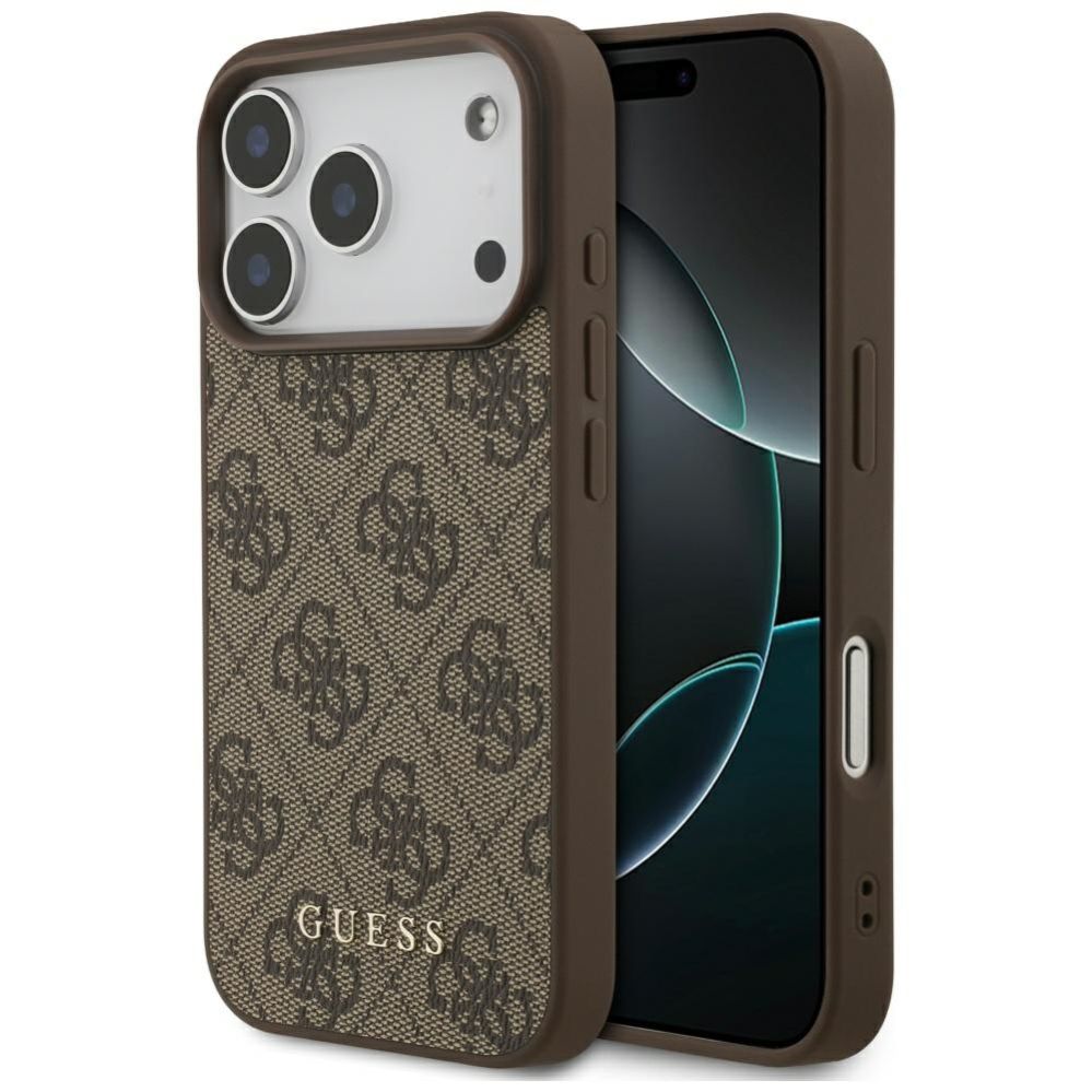 Другие товары Guess Guess 4G Classic Case for iPhone 17 Pro - Brown