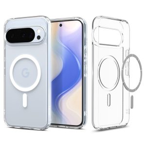 Citas preces Spigen  Spigen Ultra Hybrid Mag MagSafe Case for Google Pixel 10 / 10 Pro - Clear and White 
