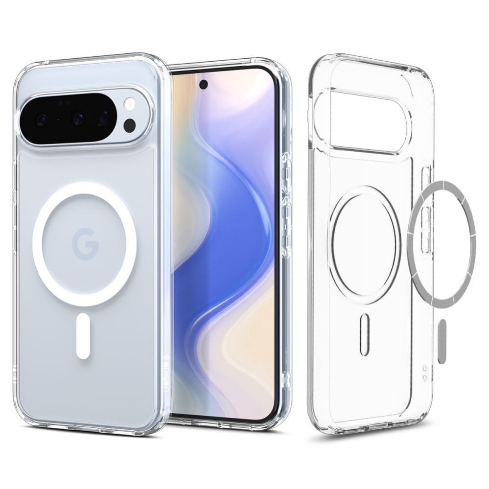 Citas preces Spigen Spigen Ultra Hybrid Mag MagSafe Case for Google Pixel 10 / 10 Pro - Clear and White