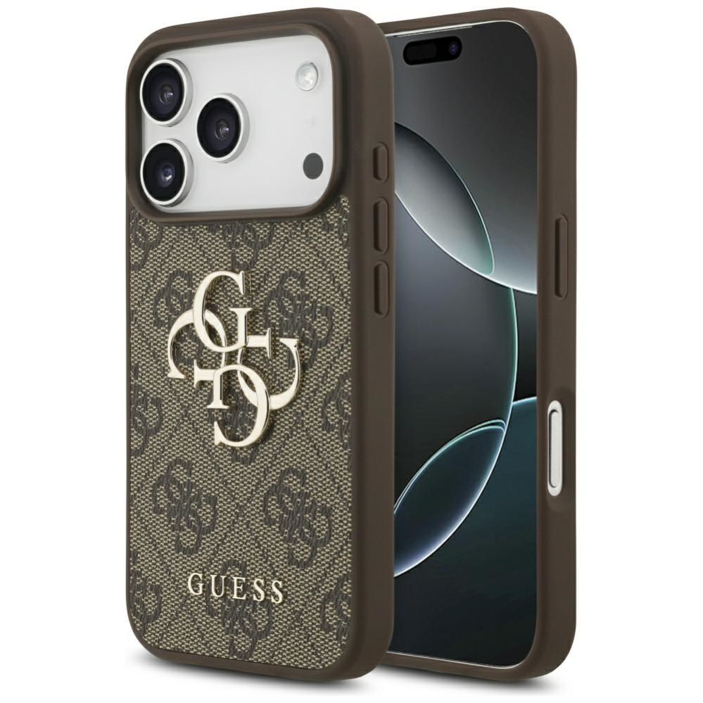 Kitos prekės Guess Guess 4G Big Logo Case for iPhone 17 Pro - Brown