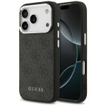 Citas preces Guess  Guess 4G Classic Logo MagSafe case for iPhone 17 Pro - black 