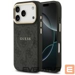 Citas preces Guess  Guess 4G PU Classic Logo MagSafe case for iPhone 17 Pro - black 