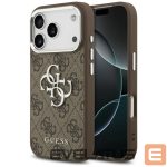 Muud kaubad Guess  Guess 4G Big 4G Classic Logo case for iPhone 17 Pro brown - silver 