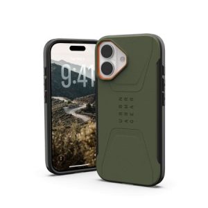 Kitos prekės UAG  UAG Civilian MagSafe case for iPhone 17 - olive and orange 