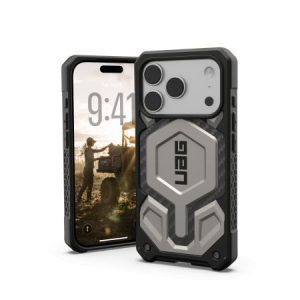 Kitos prekės UAG  UAG Monarch Pro MagSafe case for iPhone 17 Pro - titanium 