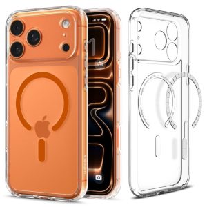 Citas preces Spigen  Spigen Ultra Hybrid MagSafe Case for iPhone 17 Pro - Clear Orange 