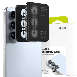Kitos prekės Ringke  Ringke Camera Frame Protector 2-pack for Samsung Galaxy S24 FE - Black 