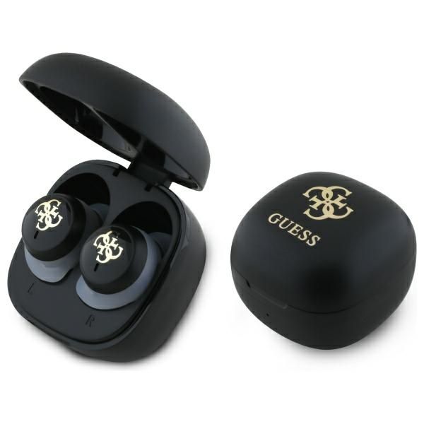 Muud kaubad Guess Guess Bluetooth headphones GUTWSJ144ESK TWS + docking station black/black Iridescent 4G Printed Logo