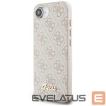 Muud kaubad Guess  Guess 4G Script Logo MagSafe iPhone 16e Case - Pink 