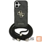 Muud kaubad Guess  Guess 4G Big Logo Cord Stap Crossbody Case for iPhone 17 - Black 