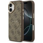 Citas preces Guess  Guess 4G PU Classic Logo MagSafe Case for iPhone 17 - Brown 