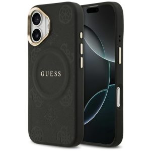 Kitos prekės Guess  Guess Peony Hot Stamp MagSafe Case for iPhone 17 - Black 