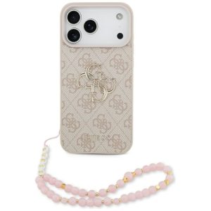 Muud kaubad Guess  Guess 4G Strap 4G Classic Logo Case for iPhone 17 Pro Max - Pink 