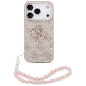 Muud kaubad Guess  Guess 4G Strap 4G Classic Logo Case for iPhone 17 Pro - Pink 