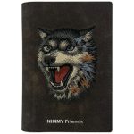 Other goods Nimmy  Nimmy Raptor Wolf Passport/Wallet Case - Brown 