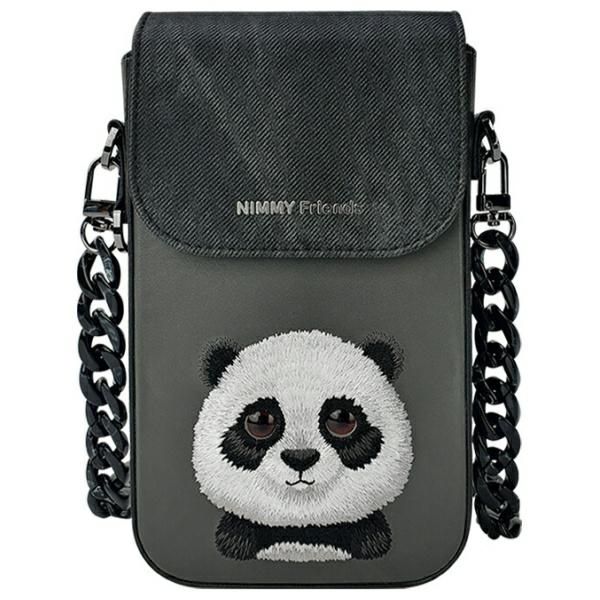 Muud kaubad Nimmy Nimmy Big Eyed Pet 2.0 Panda Phone Bag - Black