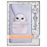 Muud kaubad Nimmy  Nimmy Big Eyed Pet 2.0 Rabbit 2-in-1 Notebook + Pen Set - Purple 
