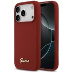 Other goods Guess  Guess Silicone Script Metal Logo MagSafe Case for iPhone 17 Pro - Red 