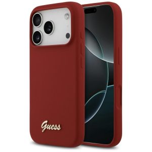 Other goods Guess  Guess Silicone Script Metal Logo MagSafe Case for iPhone 17 Pro - Red 