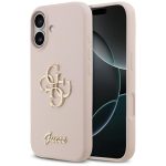 Kitos prekės Guess  Guess Silicone Big 4G Script Case for iPhone 17 - Pink 