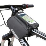 Bicycle accessory Wozinsky  Wozinsky frame bike bag + detachable phone cover up to 6.5 "1.5l black (WBB7BK) 