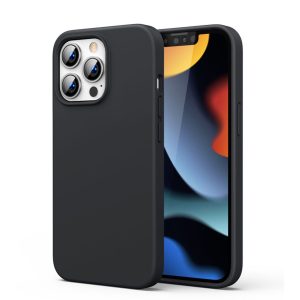 Nugarėlės dėklai Ugreen  Ugreen Protective Silicone Case rubber flexible silicone case cover for iPhone 13 Pro Max black 