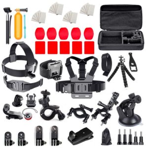 Other Phone Accessory Hurtel  Set of universal accessories 63 in 1 for GoPro, DJI, Insta360, SJCam, Eken sports cameras (GoPro 63 in 1 set) 