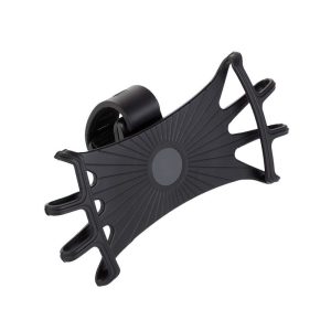Automaatne hoidja Hurtel  Swivel silicone bike holder with replaceable head - black 