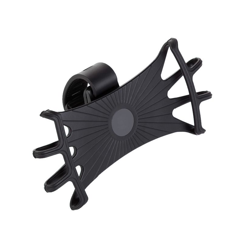 Auto holder Hurtel Swivel silicone bike holder with replaceable head - black