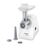 Lihaveski Bosch  | Meat mincer SmartPower | MFW2510W | White | 350 W | Number of speeds 1 | 2 Discs: 3.8 and 8 mm; Sausage filler accessory. 