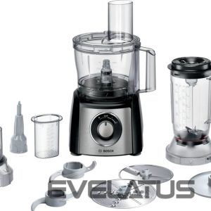 Mikserid ja blenderid Bosch  | Food Processor MultiTalent 3 Plus | MCM3PM386 | 900 W | Number of speeds 2 | Bowl capacity 2.3 L | Black/Stainless steel 
