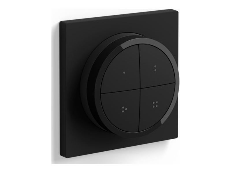 LED bulb Philips Hue | Tap dial switch black | Black