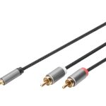 Kaabel Digitus  Audio adapter cable, 3.5 mm stereo jack to RCA | DB-510330-010-S 