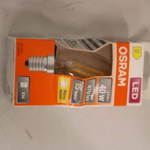 LED bulb Osram  SALE OUT.  Parathom Classic Filament 40 non-dim 3,4W/827 E14 bulb |  Parathom Classic Filament | E14 | 3.4 W | Warm White | DAMAGED PACKAGING 