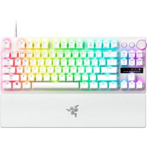 Kompiuterio klaviatūra Razer  Huntsman V3 Pro Tenkeyless 8KHz | Gaming keyboard | Wired | US | White |  Analog Optical Switch Gen-2 